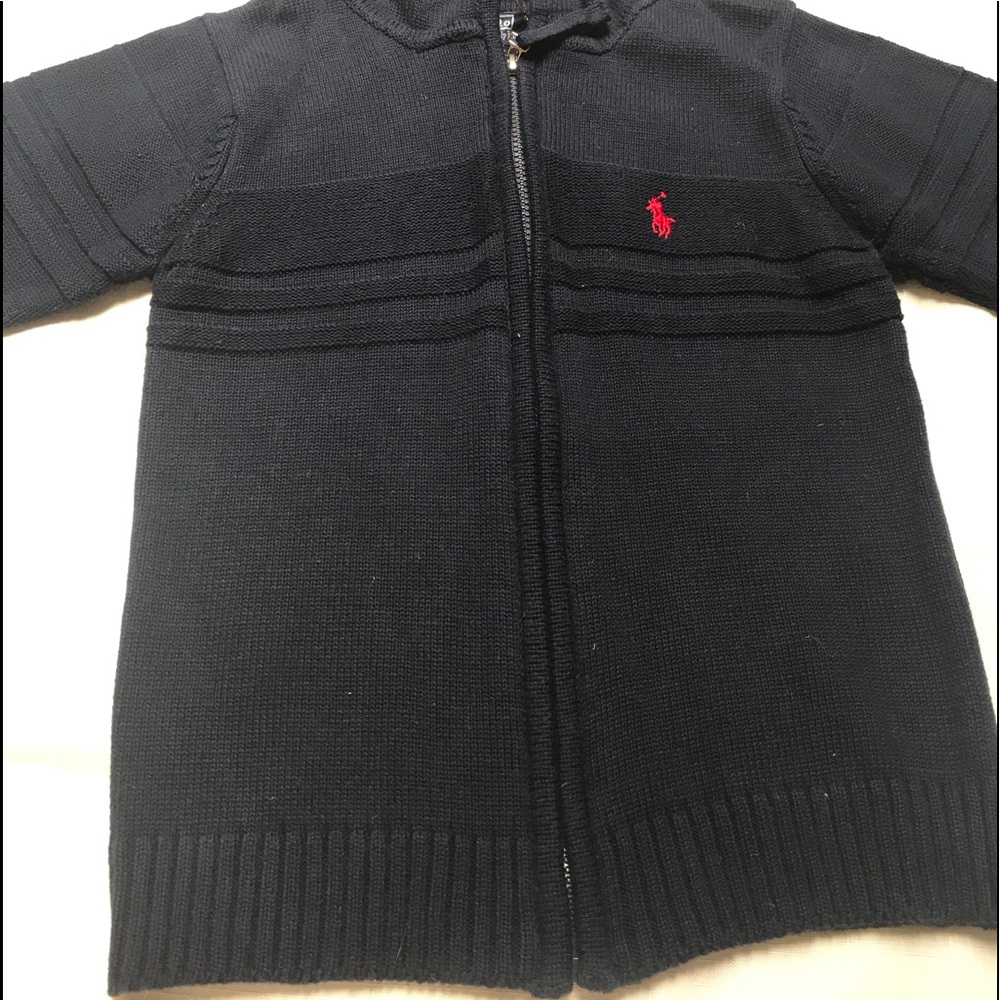 NWT Ralph Lauren Boys Zip Up Sweater